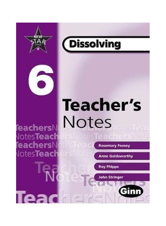 New Star Science 6: Dissolving Teacher's Notes Paperback English by Rosemary Feasey - 22 Mar 2001