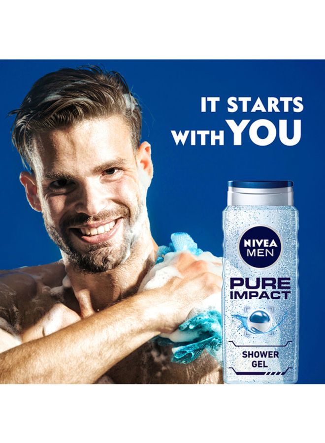 Nivea Pure Impact Shower Gel 500ml  - Image 3