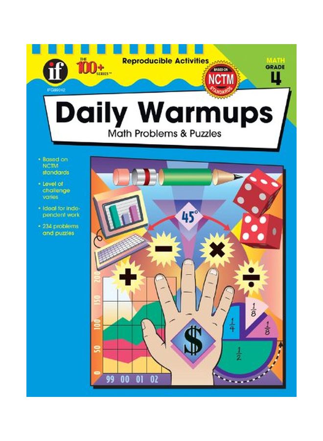 Daily Warmups: Math Problems And Puzzles: Grade 4 Paperback English - 29 Apr 2003 