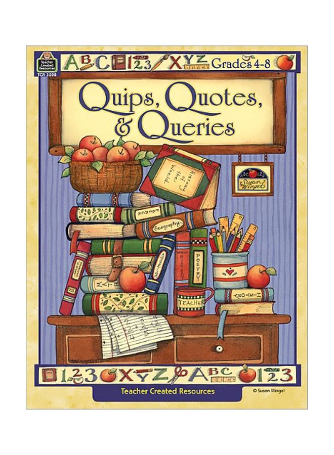 Quips, Quotes And Queries: Grades 4-8 Paperback English by Sylvia Barrett - 24 Aug 2004
