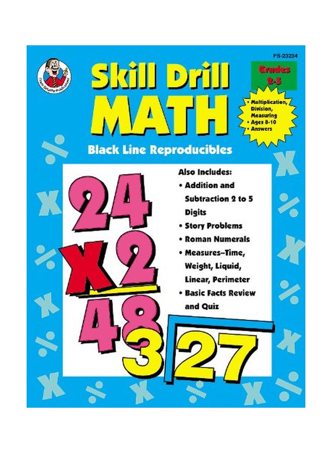 Skill Drill Math Paperback English - 01-May-03 