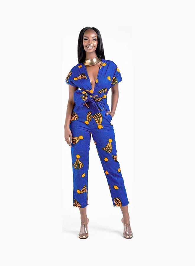 جمبسوت كاجوال بطبعة أزرق - Image 1