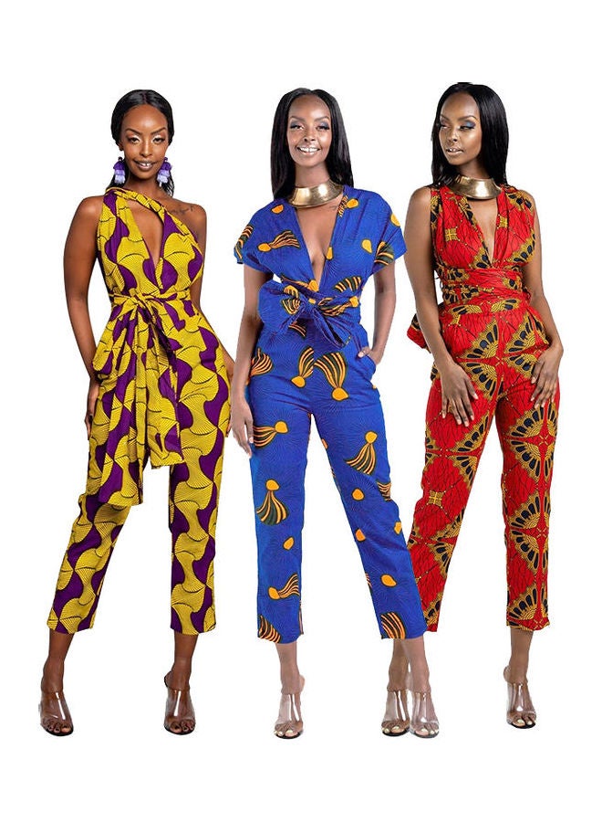 جمبسوت كاجوال بطبعة أزرق - Image 4