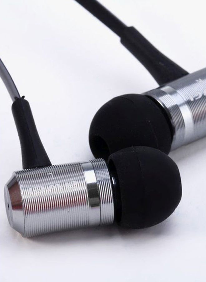 Awei In-Ear Headphones With Mic Grey/Black - Image 3