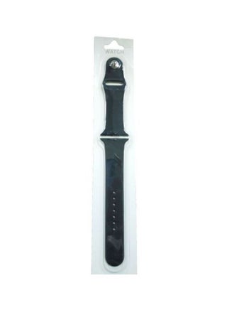 Replacement Band For Apple iWatch 42mm Dark Black - v1607360750/N36275427A_1