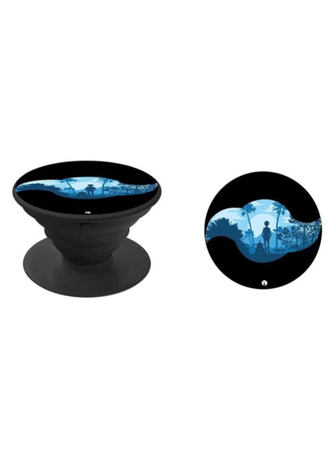 BP Anime Digimon Pop Up Expanding Phone Grip Holder Blue/Black