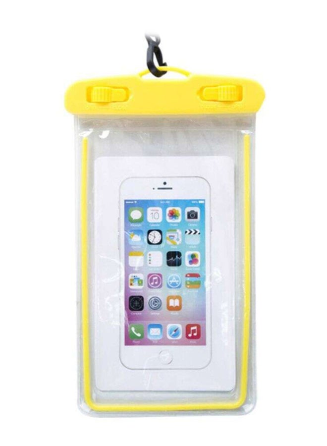 Waterproof Mobile Phone Pouch Case Clear/Yellow - v1607361132/N24655107A_1