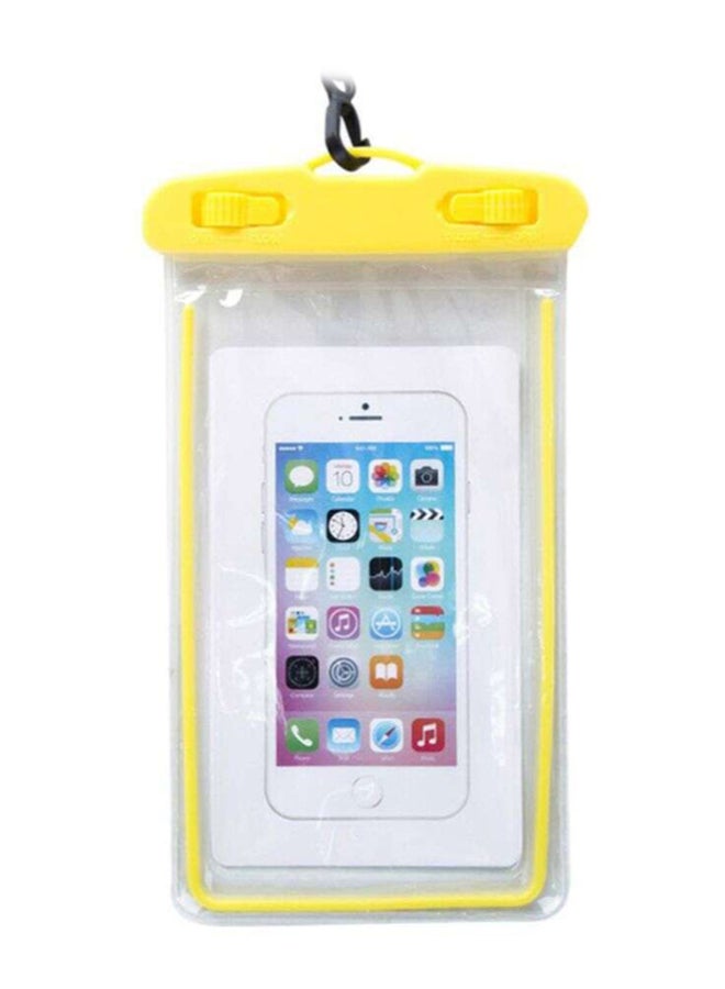 iTelker Waterproof Mobile Phone Pouch Case Clear/Yellow 