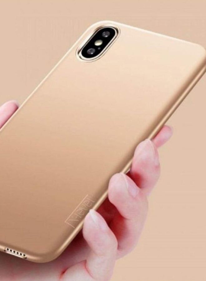 إكس ليفيل غطاء حماية واقِ من سلسلة جارديان لهواتف أبل آيفون X/XS ذهبي - Image 3