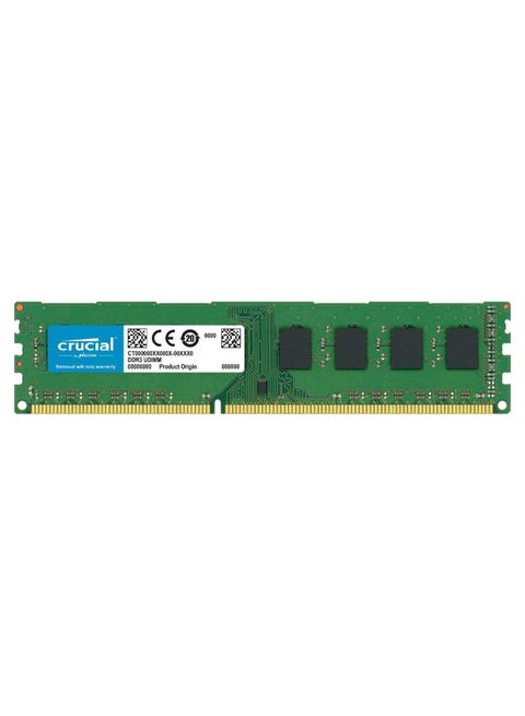 ذاكرة رام DDR3 بتردد 1600 ميجاهرتز لأجهزة الكمبيوتر المكتبي أخضر/أسود