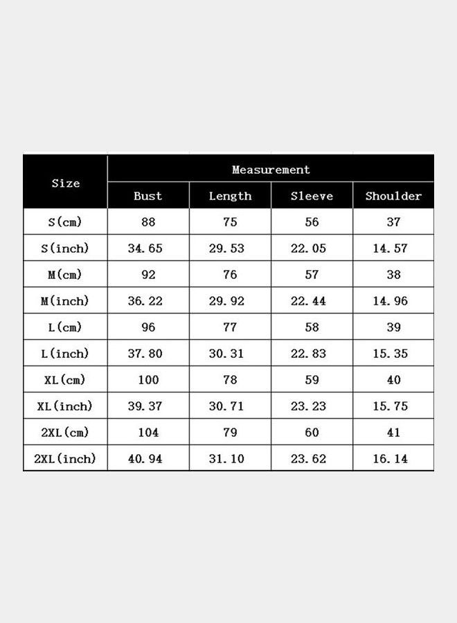 معطف بأكمام طويلة ولون سادة . أسود - Image 2