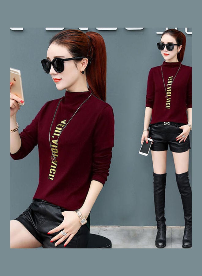 Thicken Sweatshirt Red - Image 1