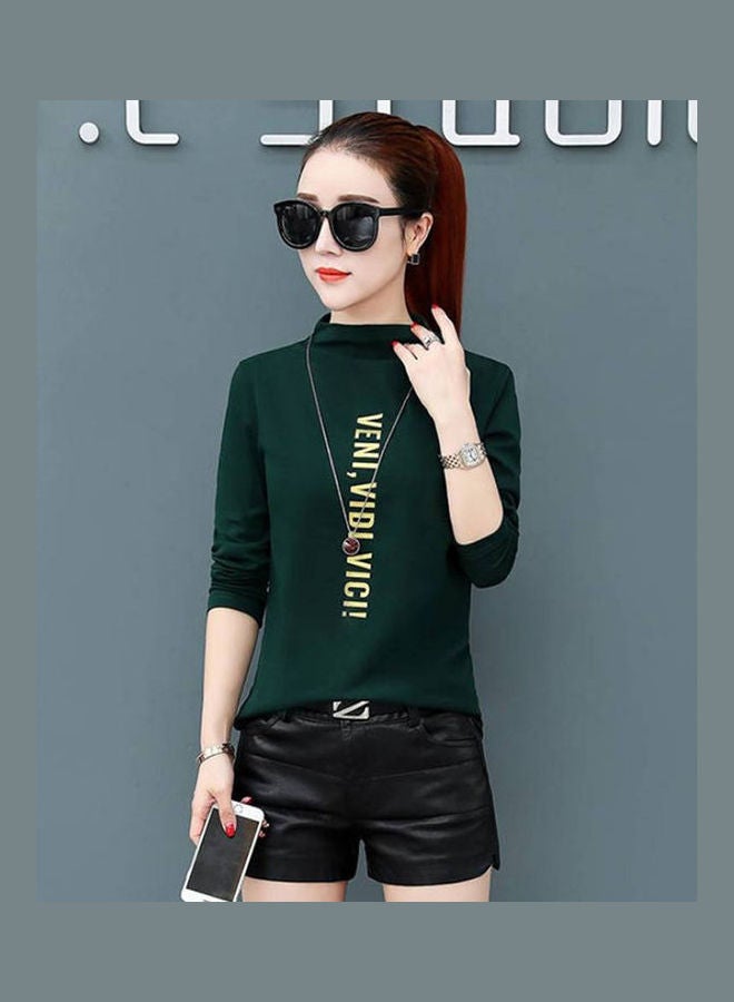 Thicken Sweatshirt Green - Image 2