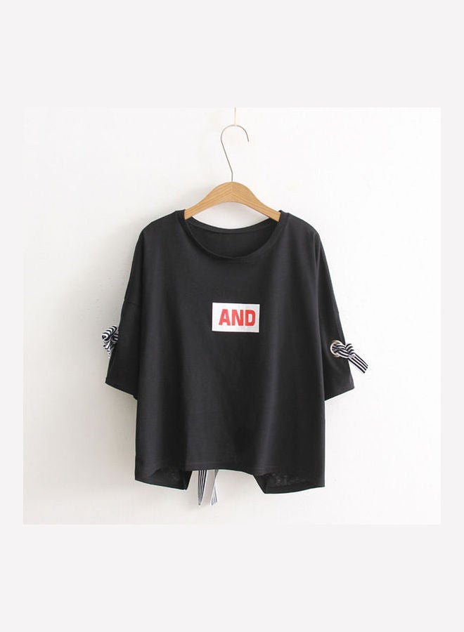 Crew Neck Casual T-Shirt White - Image 5