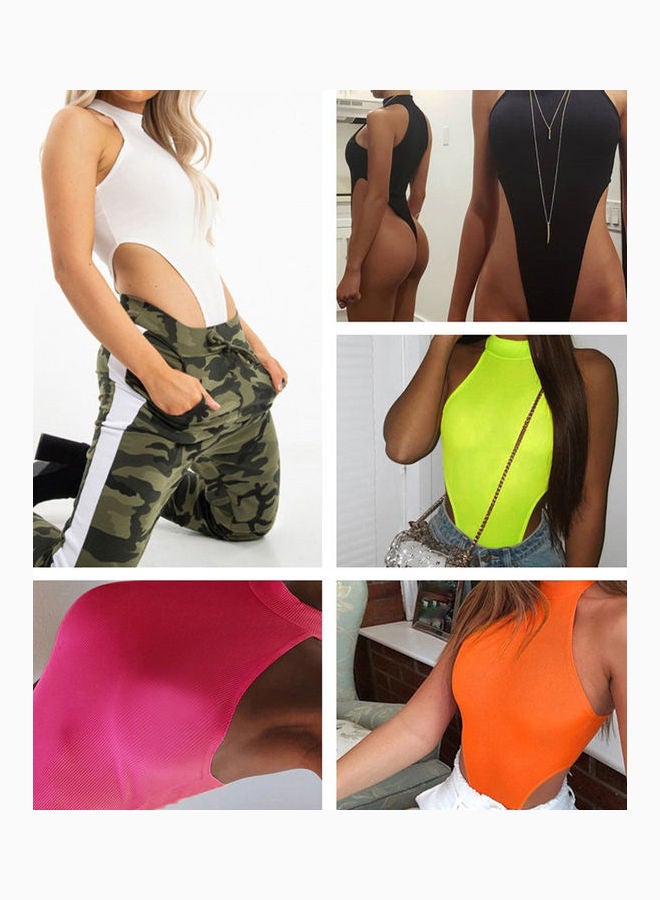 Generic - Blouse Stretch Jumpsuit Fluorescent Green - Image 1