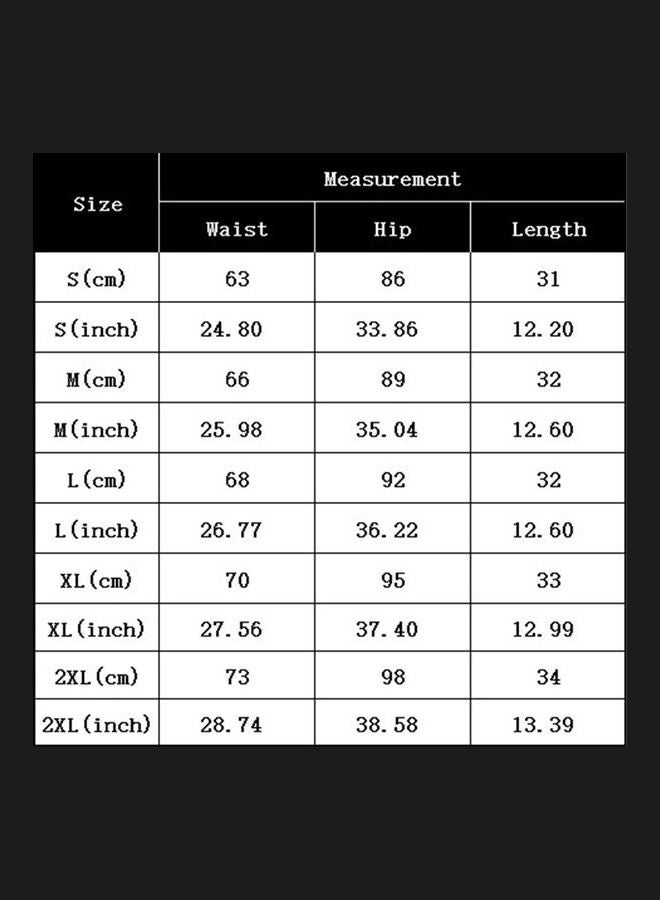 شورت جينز واسع بخصر مرتفع وحواف ملفوفة مناسب لفصل الصيف أبيض - Image 2