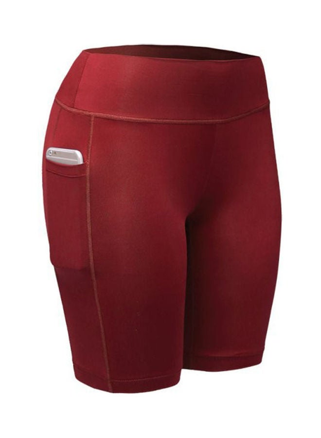 شورت رياضي للأماكن الخارجية أحمر - Image 1