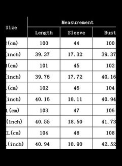 Generic Women Winter Fashion Long Knitting Sweater Coat Solid Colour Loose Warm Hoodie Cardigan Black Grey  - Image 2