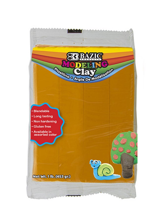 صلصال للتشكيل بوزن 1 رطل برتقالي