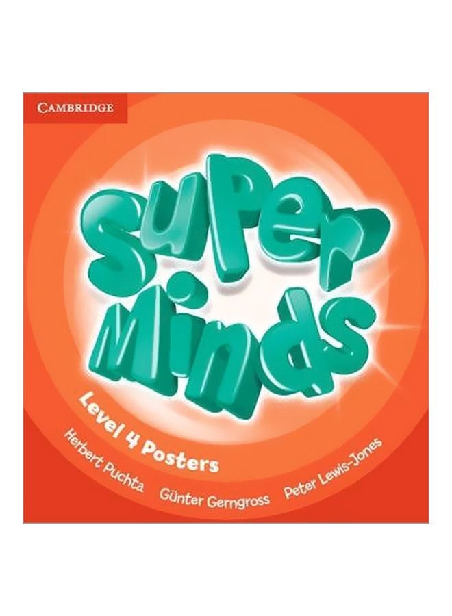 Super Minds: Level 4 Posters paperback english - 21 Jul 2014 