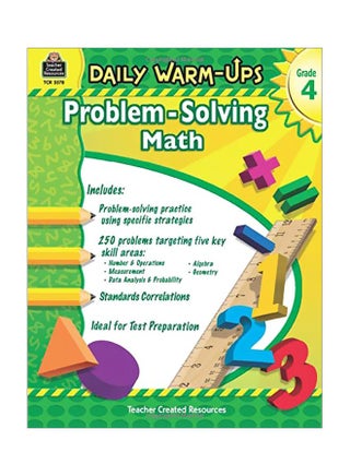Daily Warm-Ups: Problem Solving Math Grade 4 Paperback English by Robert W Smith - 40725 - v1607407995/N42762665A_1