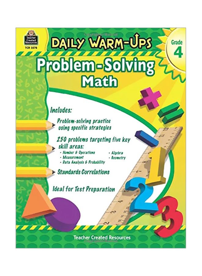 Daily Warm-Ups: Problem Solving Math Grade 4 Paperback English by Robert W Smith - 40725 