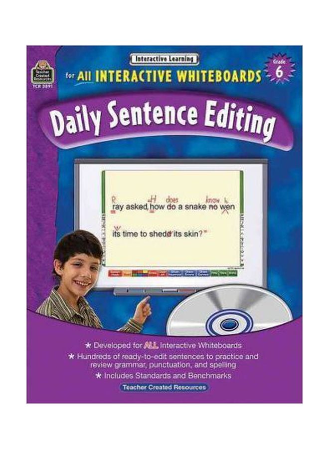 Daily Sentence Editing - Grade 6 Paperback English - 01-Jan-11 