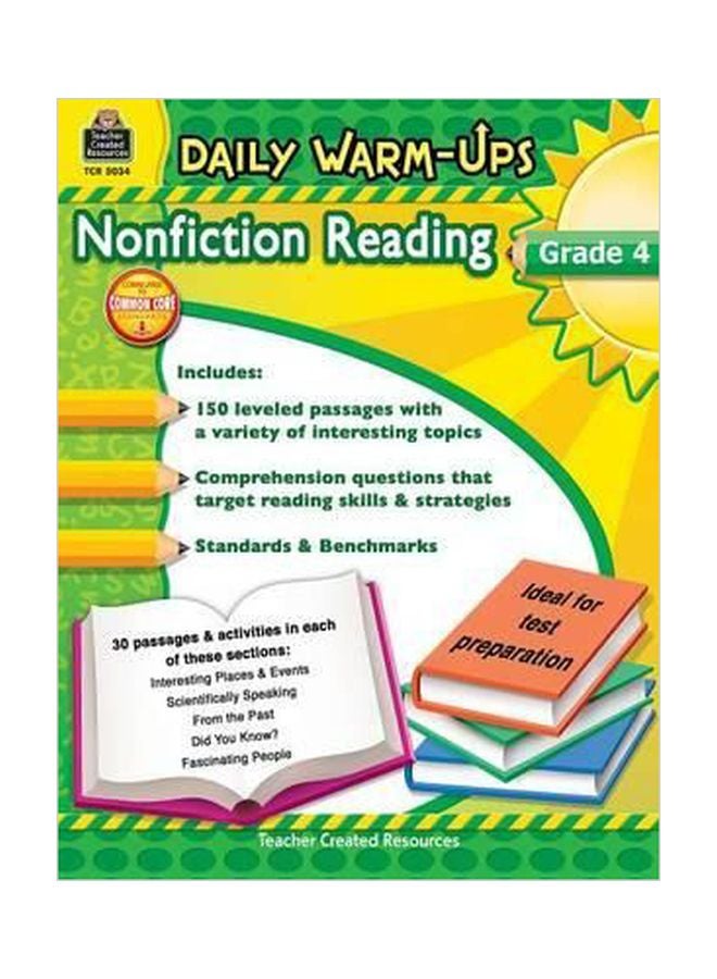 Daily Warm-Ups: Nonfiction Reading Grade 4 Paperback English by Debra Housel - 01-Mar-11 