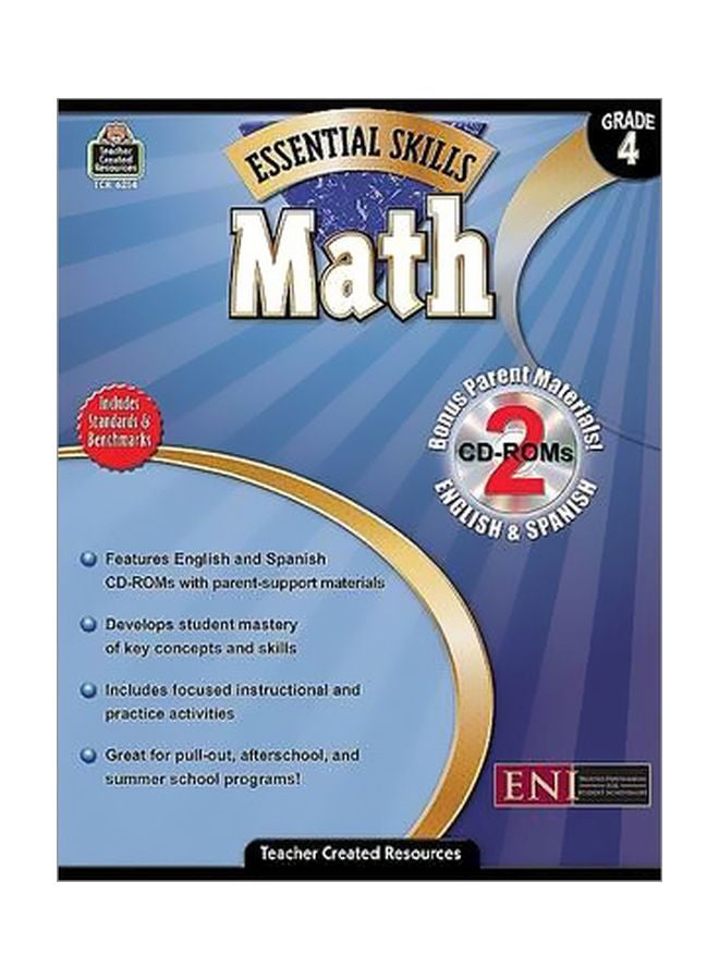 Essential Skills: Math Grade 4 Paperback English - 15 Feb 2009 