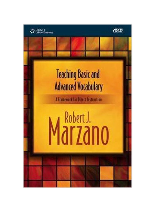 Teaching Basic And Advanced Vocabulary A Framework For Direct Instruction Board Book English by Robert J. Marzano - 1 Jan 2010 