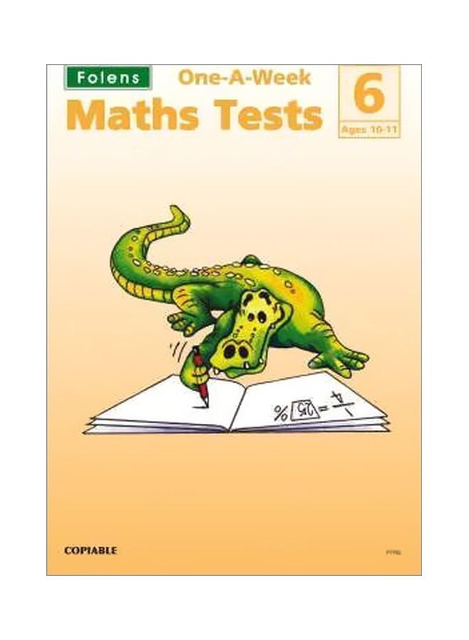 One A Week Maths Tests, Part 6 Paperback English - 30 Apr 1995