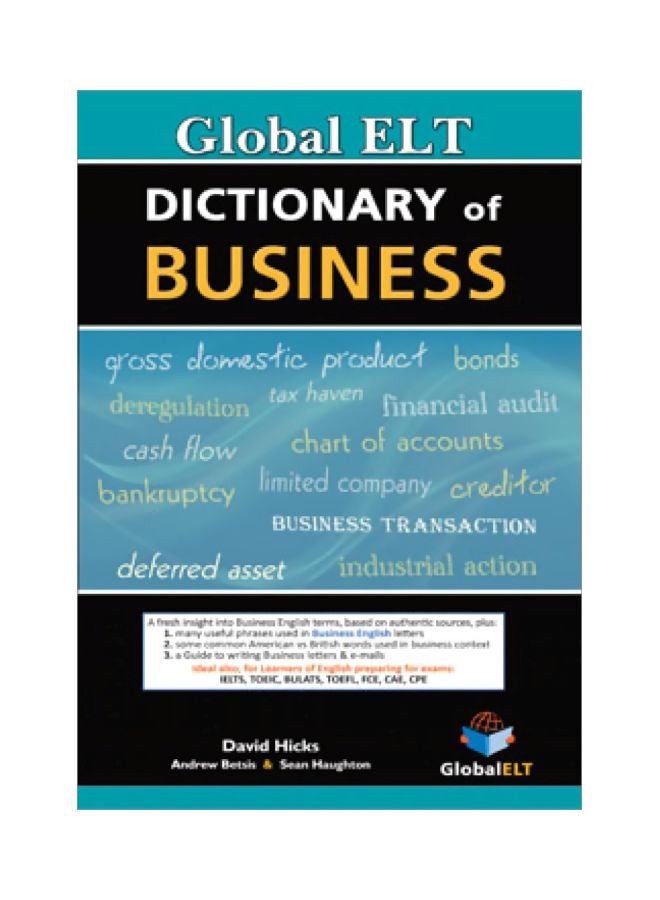 Global ELT Dictionary Of Business Paperback English by David G. Hicks - 01 Jul 2013 