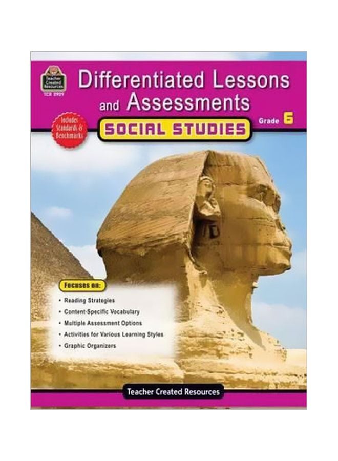 Differentiated Lessons Assessments: Social Studies Grade 6 Paperback English by Julia McMeans - 40179