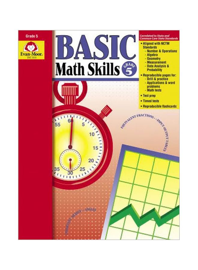 Basic Math Skills : Grade 5 Paperback English by Evan-Moor Corporation - 37773