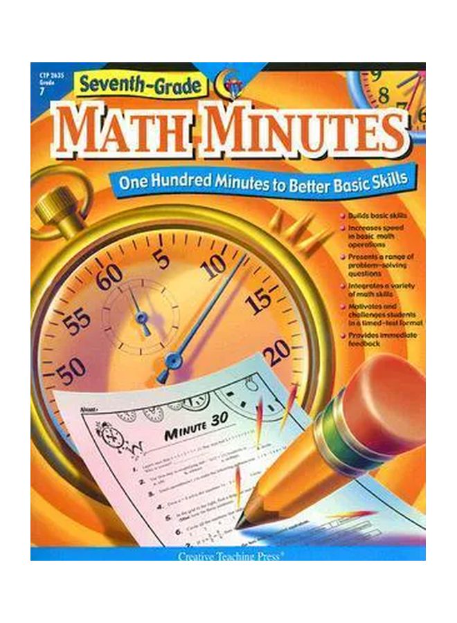 Seventh-Grade Math Minutes:  One Hundred Minutes To Better Basic Skills Paperback English by Doug Stoffel - 01 Dec 2007 