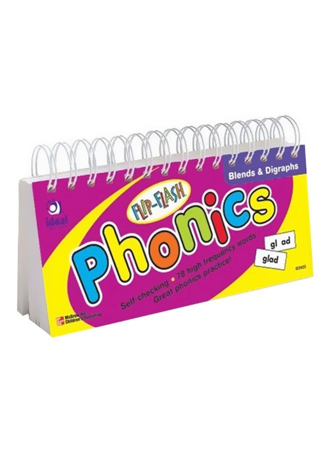 Flip-Flash Phonics, Blends And Digraphs Spiral Bound English by School Specialty Publishing - 15 Jan 2001