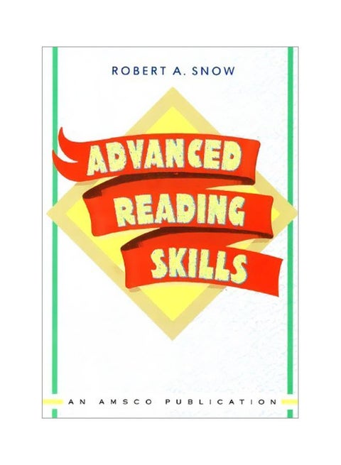 Advanced Reading Skills Paperback English by Robert A. Snow - 01 Jan 1994