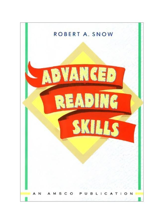 Advanced Reading Skills Paperback English by Robert A. Snow - 01 Jan 1994 