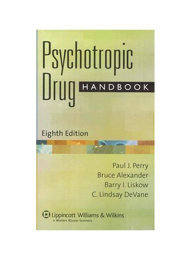 Psychotropic Drug Handbook Spiral Bound English by Paul J. Perry - 21 Mar 2006 