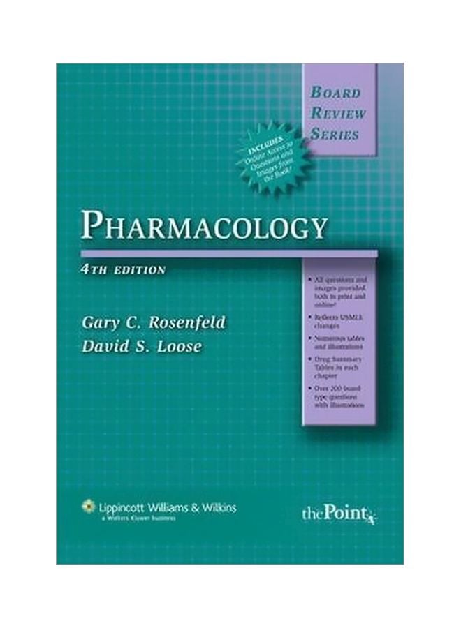 Pharmacology Paperback English by Gary C. Rosenfeld - 06 August 2006 