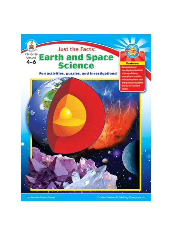 Just The Facts: Earth And Space Science Paperback English by Jennifer Linrud Sinsel - 01-Jan-07