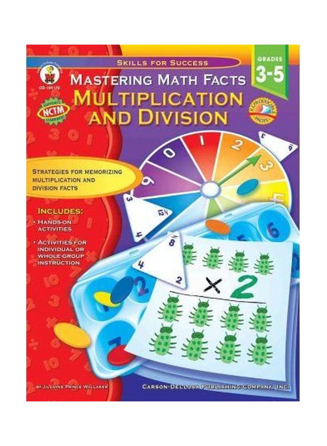 Mastering Math Facts, Grades 3 - 5 : Multiplication And Division Paperback English by Jillayne Prince Wallaker - 02 Jan 2006 