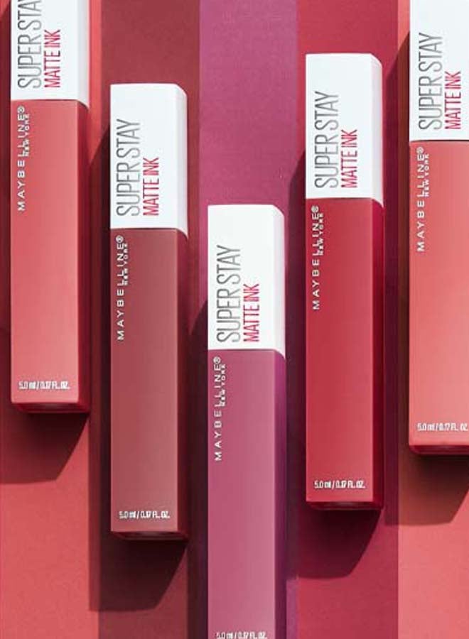 MAYBELLINE NEW YORK - Maybelline New York Superstay Matte Ink Liquid Pinks Lipstick - 165 Successful 165 Successful - Image 1