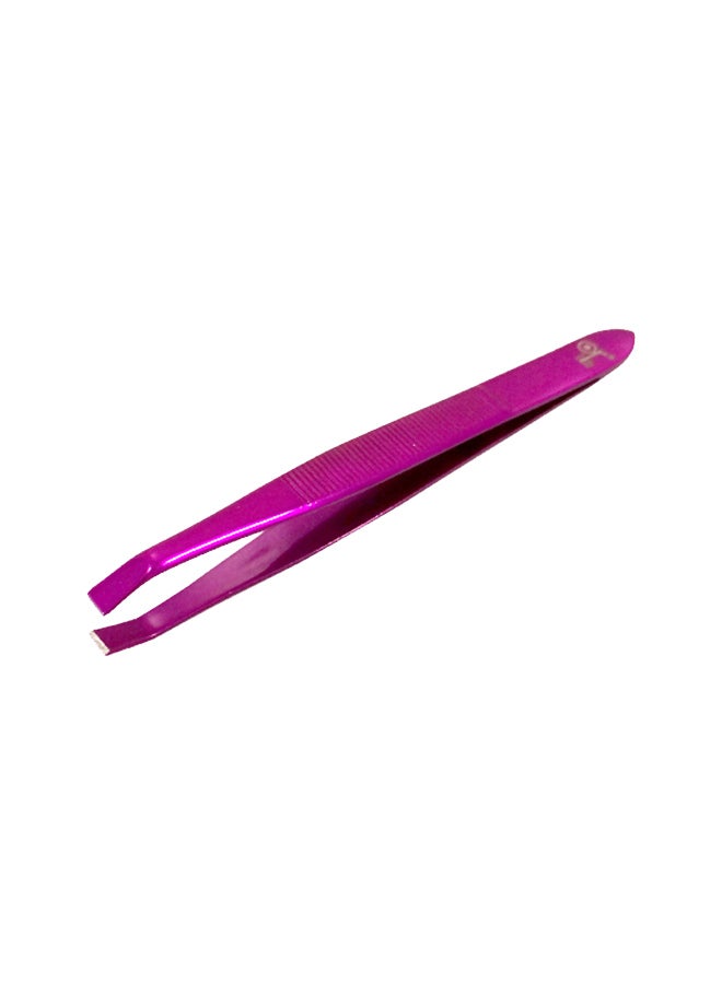 Or Bleu Electroplated Square Tip Tweezers Purple - Image 1