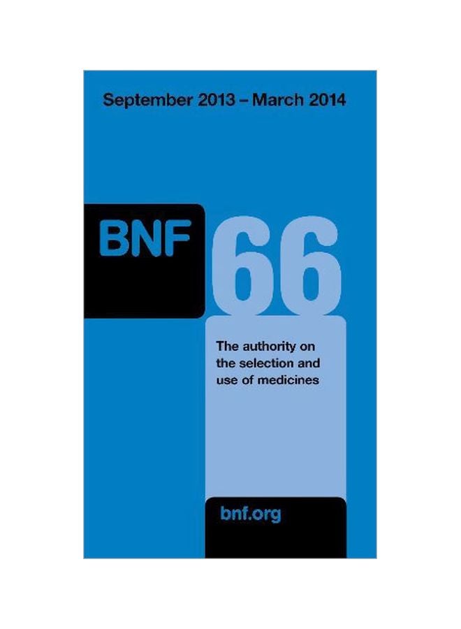 British National Formulary (BNF) 66 Paperback English by Joint Formulary Committee - 9 September 2013 
