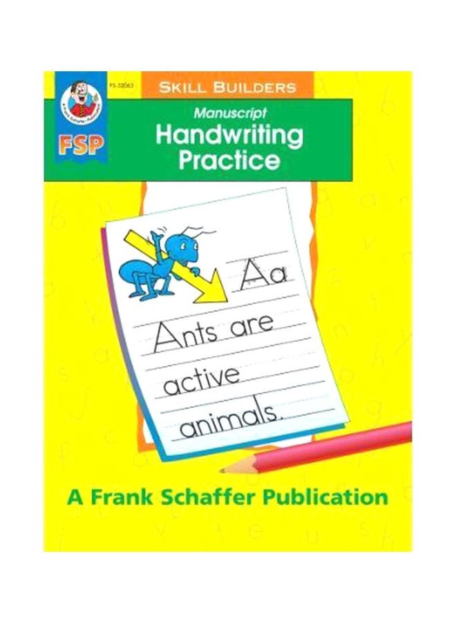 Manuscript Handwriting Practice Skill Builder Paperback English by Vicky Shiotsu - 11 Sep 2001