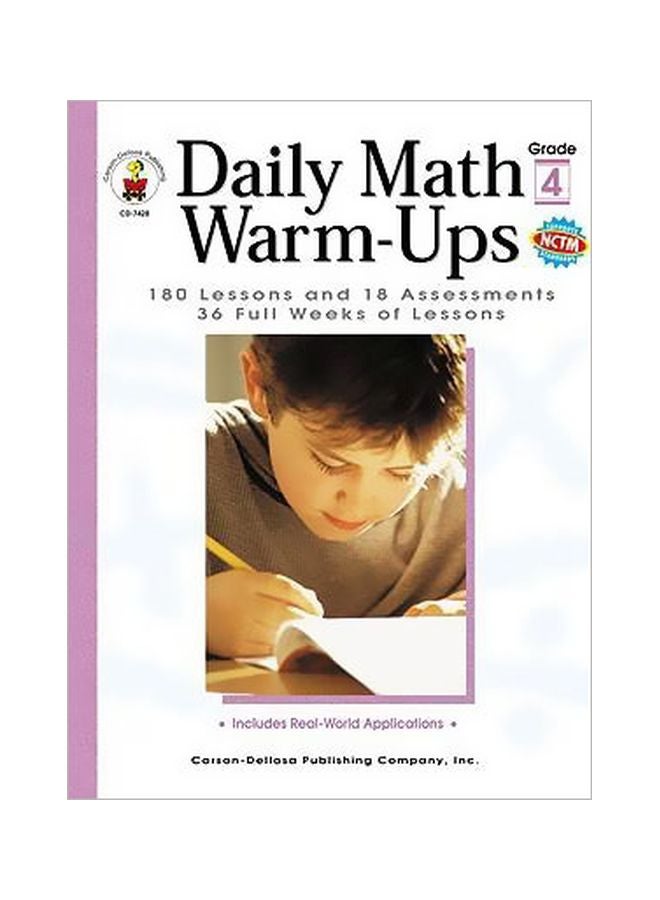 Daily Math Warm-Ups, Grade 4 : 180 Lessons And 18 Assessments; 36 Weeks Of Lessons Paperback English by Melissa J Owen - 01 May 2002