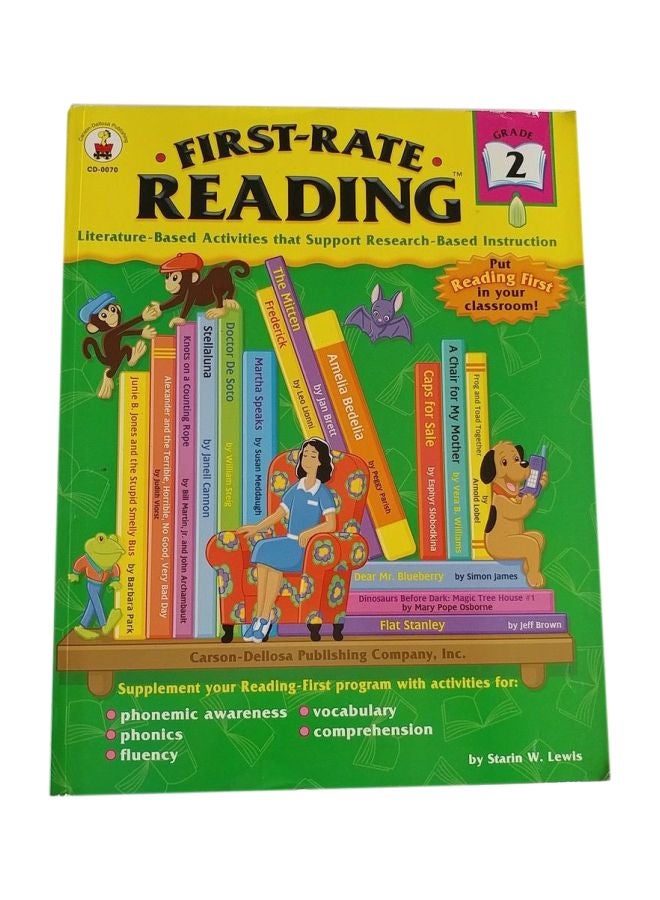 First-Rate Reading: Literature-Based Activities That Support Research-Based Instruction Paperback English by Starin W. Lewis - 02 Jan 2004 