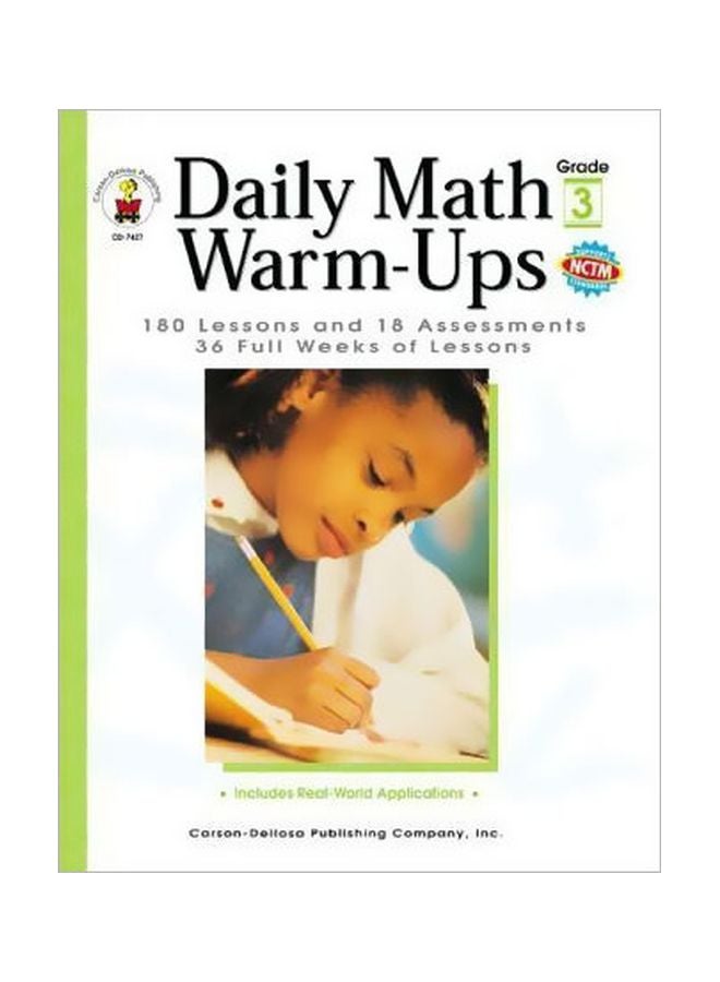 Daily Math Warm-Ups, Grade 3: 180 Lessons And 18 Assessments; 36 Weeks Of Lessons Paperback English by Melissa J Owen - 1 May 2002