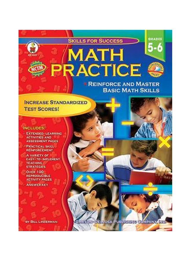 Math Practice, Grades 5 - 6 : Reinforce And Master Basic Math Skills Paperback English by Bill Linderman - 30 Jan 2003